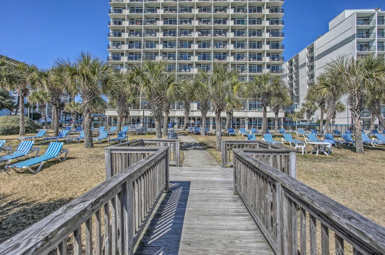 Airy Oceanfront Myrtle Beach Condo With Balcony Bagian luar foto