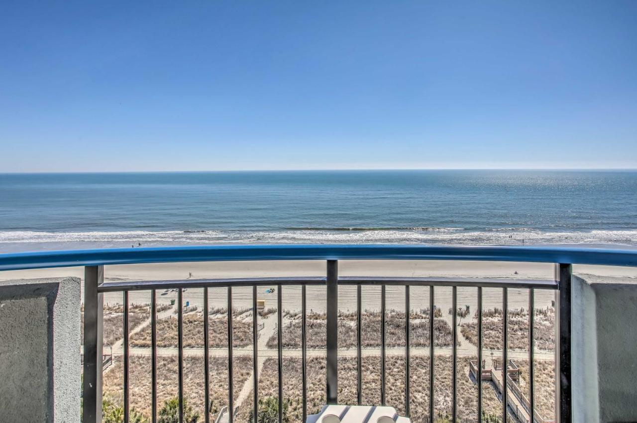Airy Oceanfront Myrtle Beach Condo With Balcony Bagian luar foto