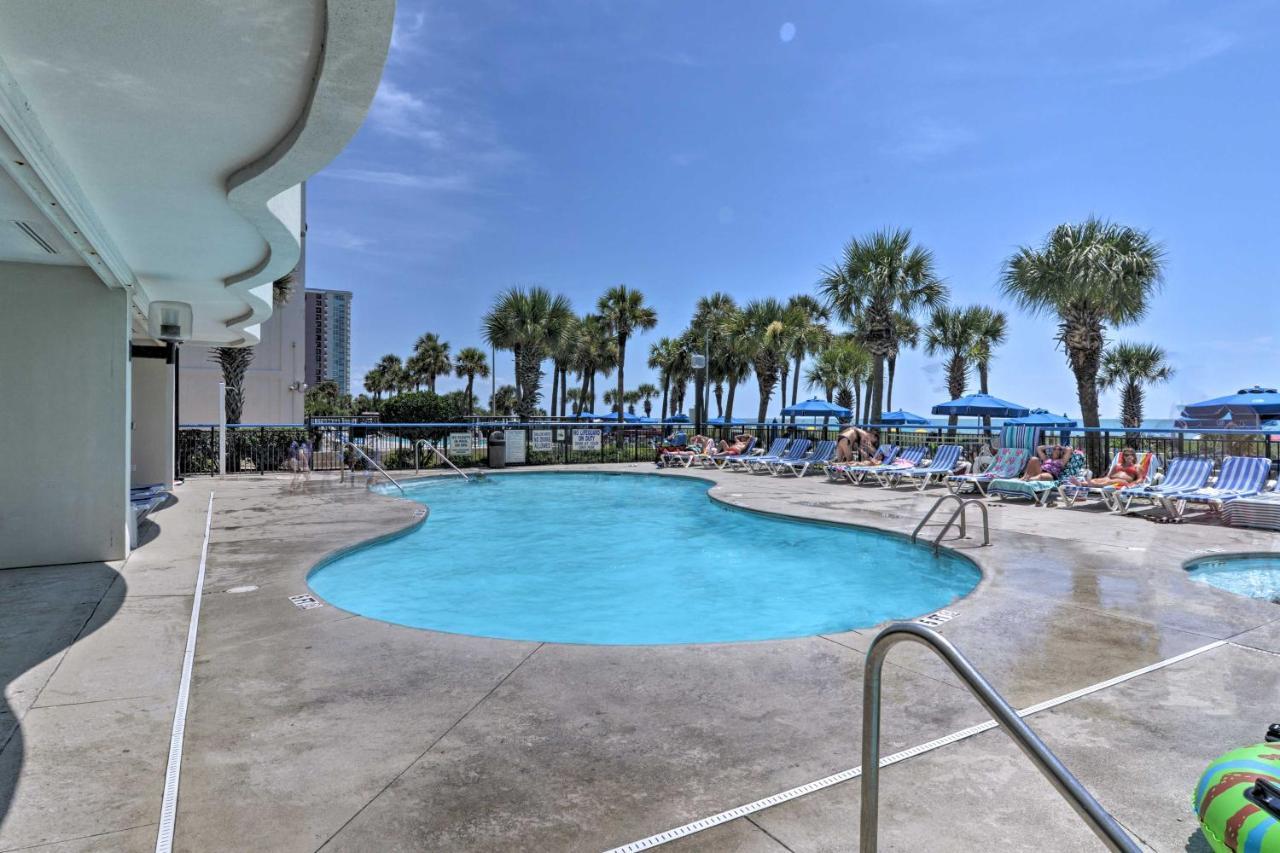 Airy Oceanfront Myrtle Beach Condo With Balcony Bagian luar foto