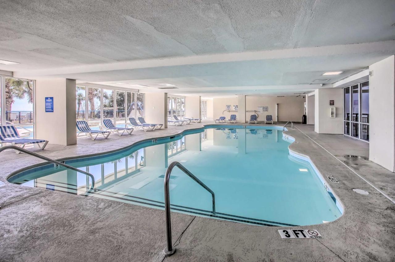 Airy Oceanfront Myrtle Beach Condo With Balcony Bagian luar foto
