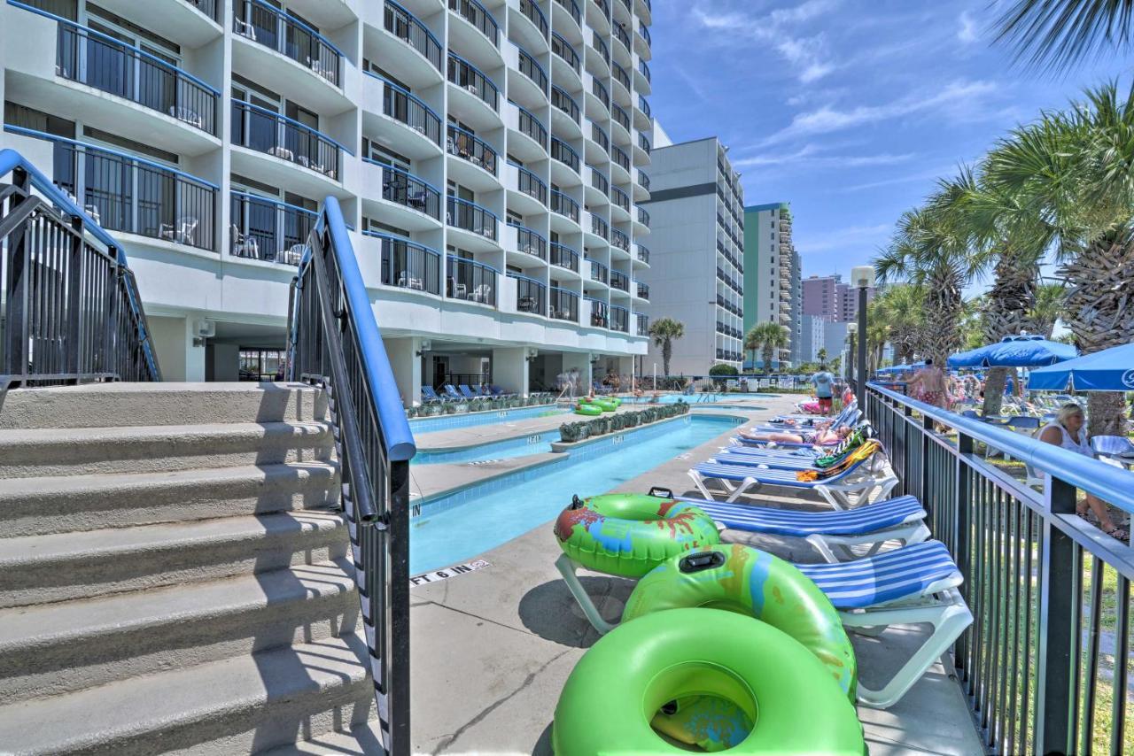 Airy Oceanfront Myrtle Beach Condo With Balcony Bagian luar foto